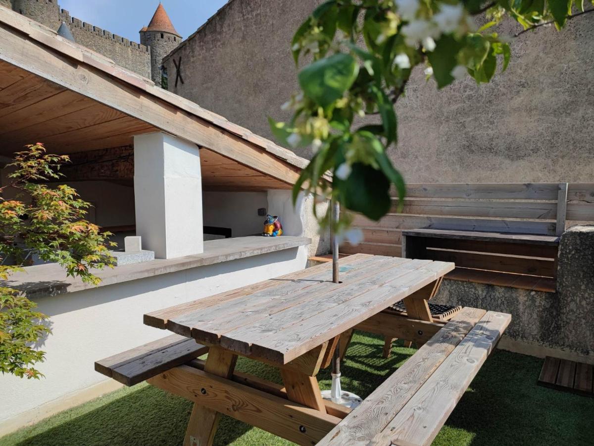 La Terrasse Du Temps Jadis Villa Carcassonne Exterior photo